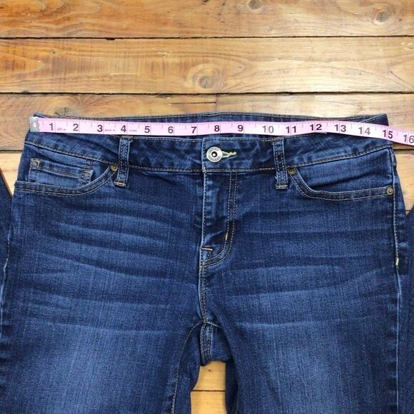 TOMMY Hilfiger jeans skinny mid rise stretch blue denim preppy size 4 regular - Picture 8 of 10